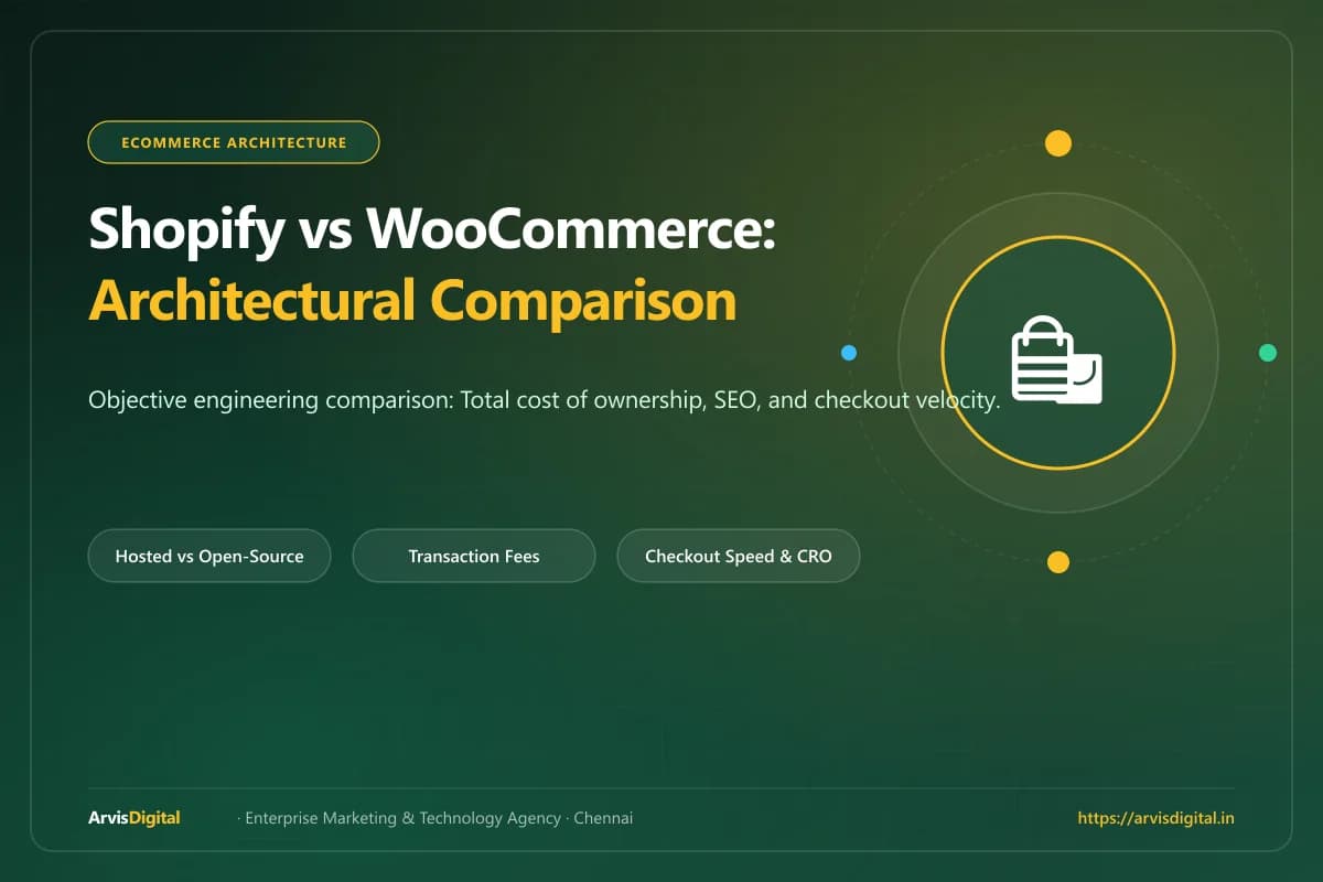 Shopify vs WooCommerce E-Commerce Architectural Comparison