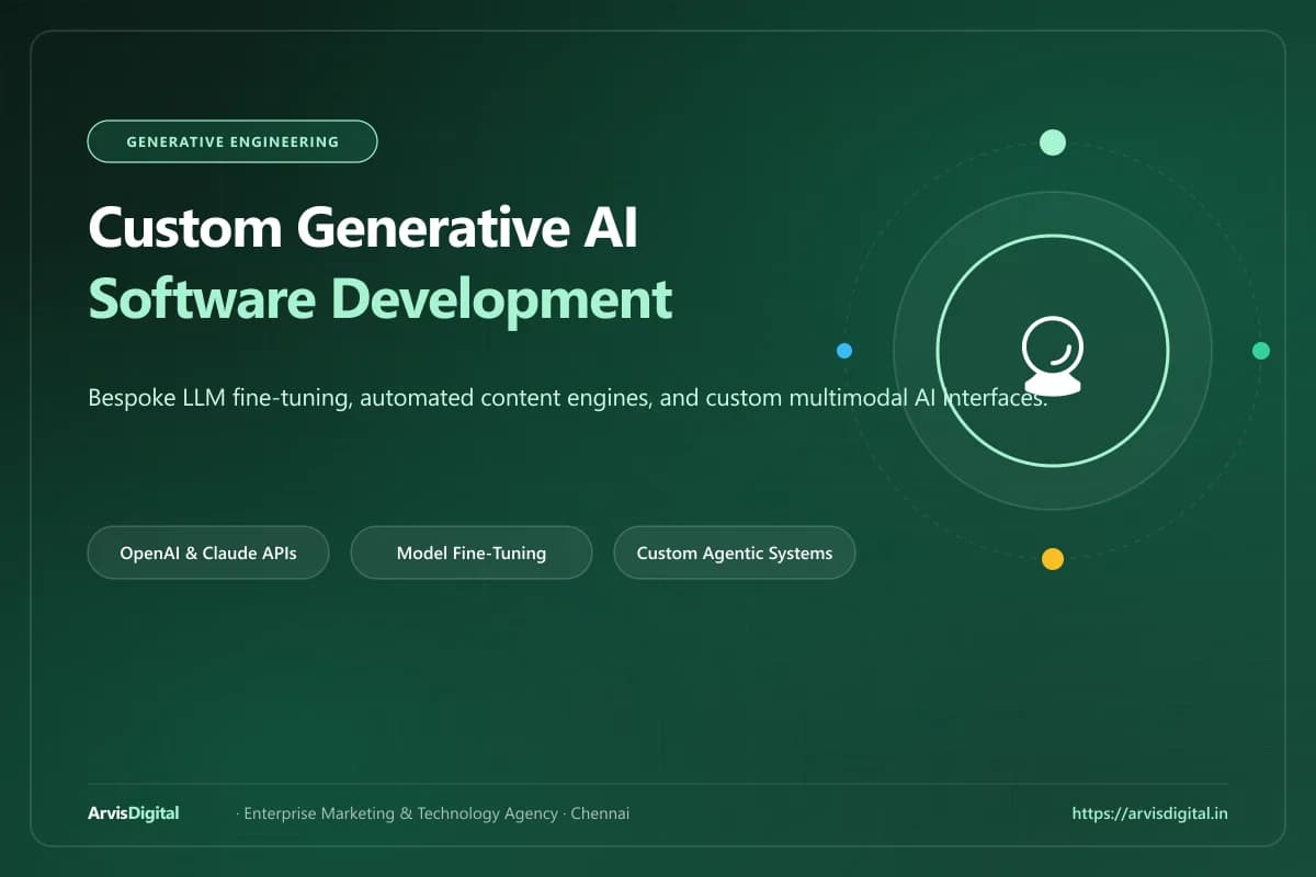 Custom Generative AI Model Engineering & Fine-Tuning